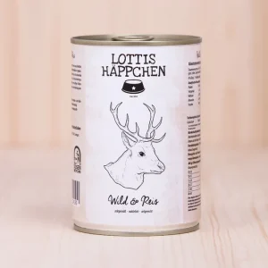 Abverkauf LOTTIS HÄPPCHEN Wild mit Reis 400 g